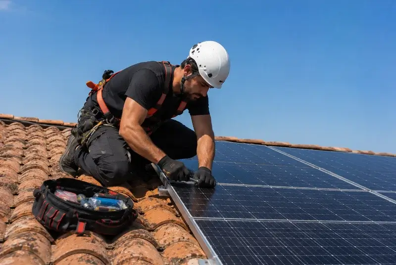 Maintenance et monitoring de panneaux solaires à Propiac