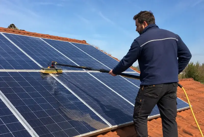 Nettoyage et entretien de panneaux solaires à Propiac